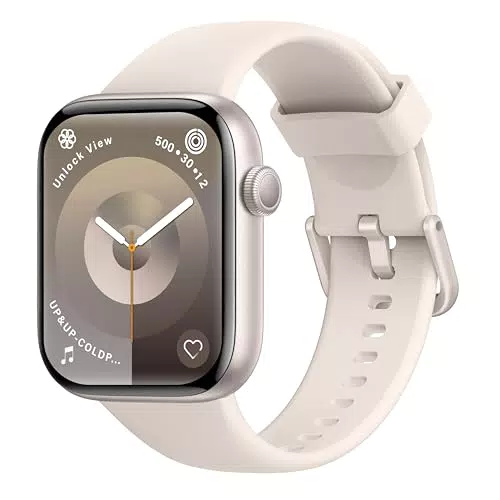 Smartwatch Damen Herren, 1, 85" HD Touch Fitnessuhr mit Telefonfunktion