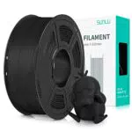 SUNLU Matte PLA Filament 1.75mm Schwarz, 3D Drucker Filament mit matter Oberfläche