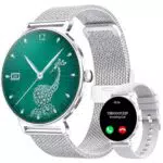 Taopodo Smartwatch Damen mit Telefonfunktion, AMOLED Display, Fitness Tracker, IP68, 120 Sportmodi, Herzfrequenz, Schlafmonitor, Kompatibel mit iOS Android