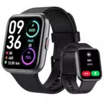 Tensky Smartwatch Fitnessuhr 1,85 Zoll Wasserdicht Alexa Herzfrequenz Schlafmonitor