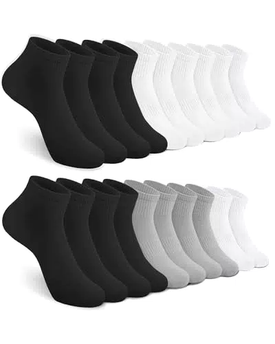 Tialfas Sneaker Socken Damen Herren Unisex Atmungsaktiv Sportsocken Baumwolle