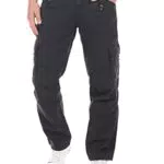 Timezone Herren Cargo Jeans Hose BenitoTZ Loose Fit Cargohose 100% Baumwolle Beige