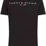 Tommy Hilfiger Unisex Kinder T-Shirt Kurzarm Essential Rundhalsausschnitt