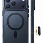 TORRAS Guardian-Mag für iPhone 16 Pro Hülle für MagSafe Zertifizierte Militärschutz und Magnetkraft Handyhülle iPhone 16 Pro Case Stoßfest Kratzfest Schutzhülle Cover Edle Matt Schwarz