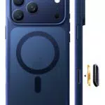 TORRAS Guardian-Mag für iPhone 16 Pro Hülle für MagSafe Zertifizierte Militärschutz und Magnetkraft Handyhülle iPhone 16 Pro Case Stoßfest Kratzfest Schutzhülle Cover Edle Matt Schwarz