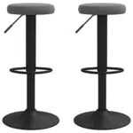 vidaXL Barhocker Höhenverstellbar Drehbar Küchenhocker Barstuhl Tresenhocker