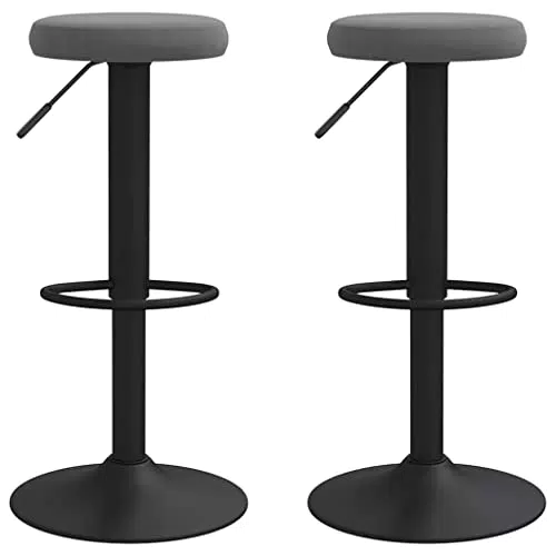 vidaXL Barhocker Höhenverstellbar Drehbar Küchenhocker Barstuhl Tresenhocker