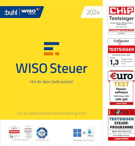 WISO Steuer 2025 für Windows, Mac, Smartphones und Tablets - Digitaler Download