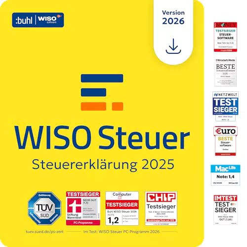 WISO Steuer 2025 für Windows, Mac, Smartphones und Tablets - Digitaler Download