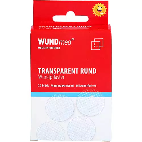 Wundmed Wund-Pflaster Rund Transparent Pflaster