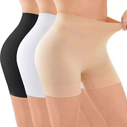 YADIFEN Damen Radlerhose Kurze Leggings Unter Kleider Anti Scheuern Bequem