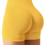 YEOREO SoftHue Damen Sport Shorts Unsichtbar Scrunch Butt Lifting Fitness Shorts